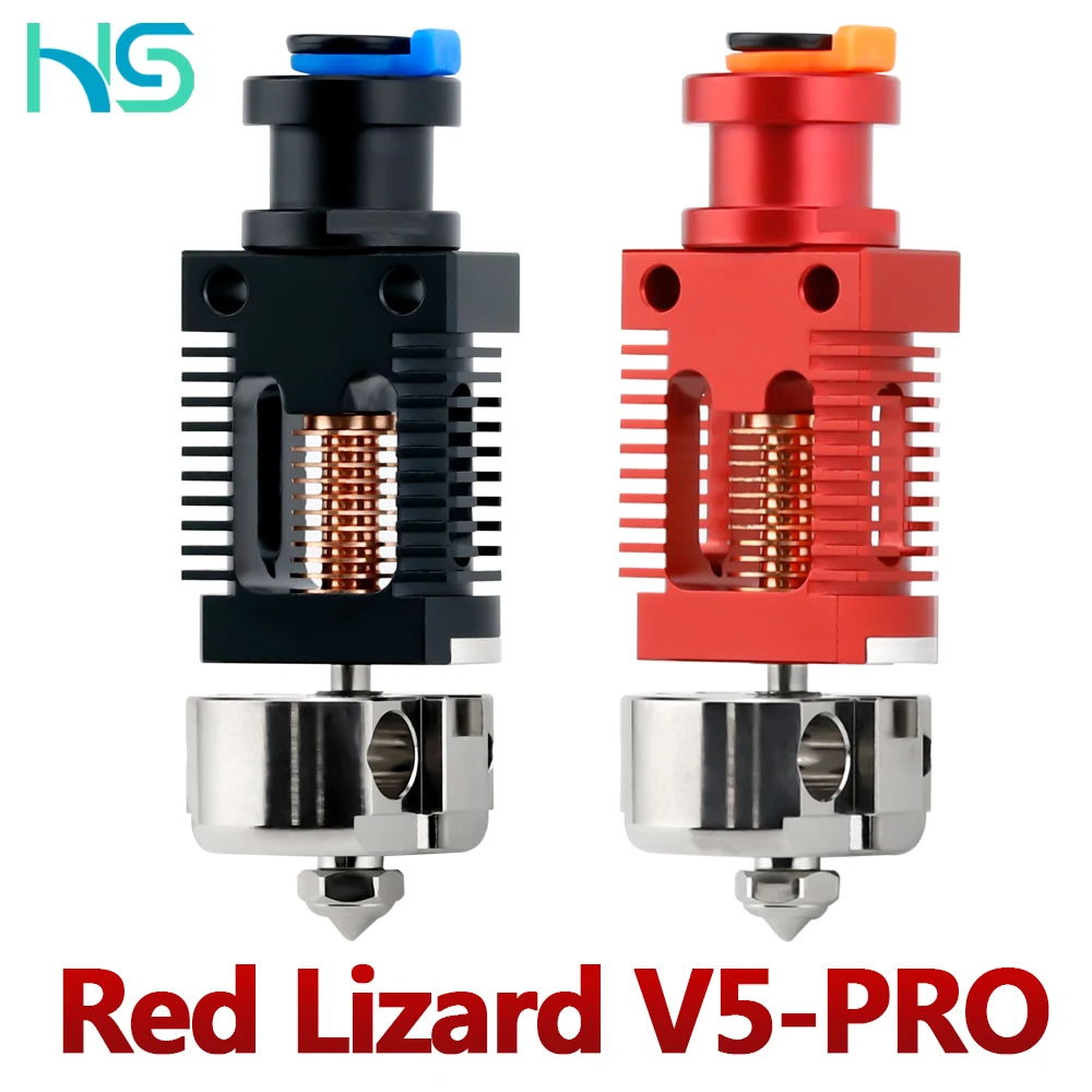 Haldis 3D Red Lizard V5 Pro V6 Hotend, Sastavljen Биметаллический терморазрыв, prekriven bakar Hotend za CR-10 CR10S Ender-3 V2 Ender-3