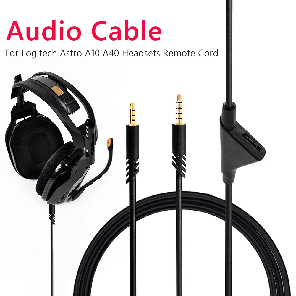 Prijenosni Audio kabel za gaming slušalice Logitech Astro A10 A40 A30 s priključkom od 3,5 mm za PC i Mac za Xbox One za PlayStation 4