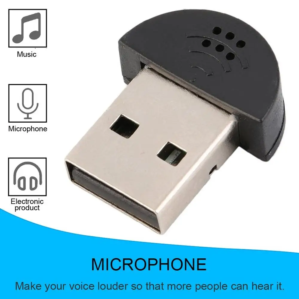 Prijenosni Mini USB 2.0 Višesmjerni Mikrofon Stereo USB Mikrofon za PC Računalo U razgovoru Za MSN/Skype