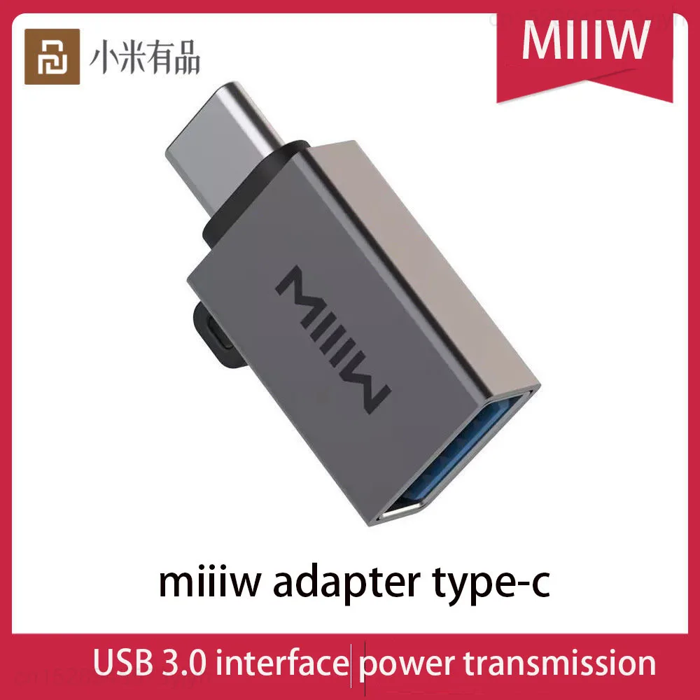 Youpin MIIIW Type-C NA USB-Adapter USB 3.0 Sučelje za Prijenos Hrane OTG Priključak Za Xiaomi Huawei Samsung Adapter Za Vezicu