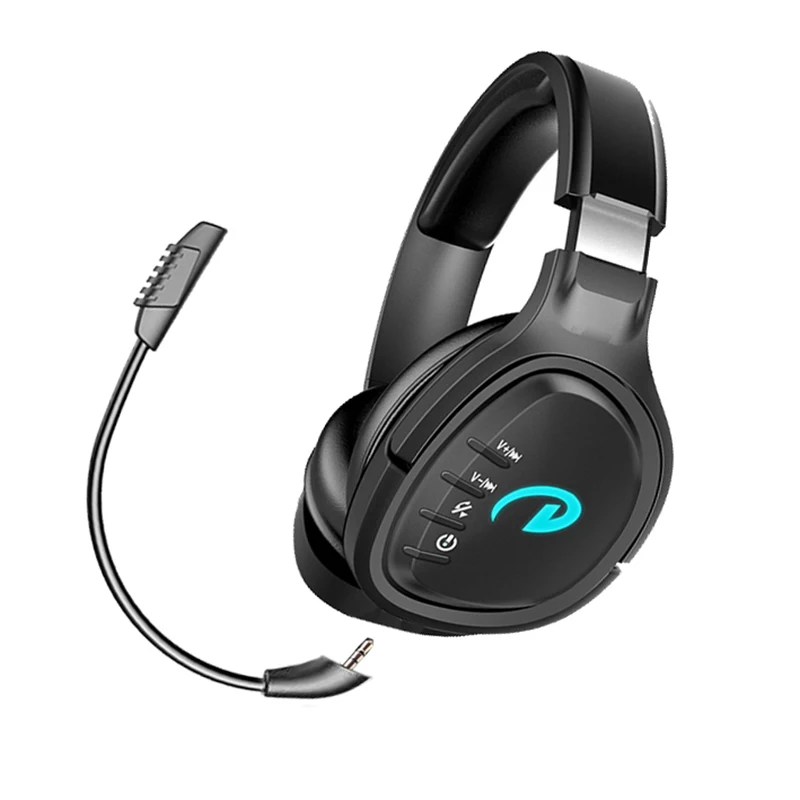 Bluetooth Bluetooth Slušalice 5.1 Wireless Gaming Slušalice Stereo Žičane Slušalice Utor s Odvojivim Mikrofonom za PC Laptop