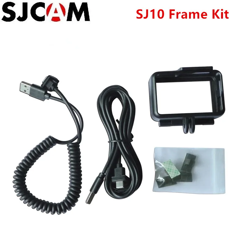 Originalni Komplet okvira serije SJCAM SJ10 za punjenje s Antenskim Kabelom za moto Podržava Snimanje tijekom punjenja za SJ10 Pro SJ10X