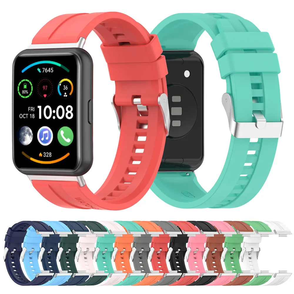 Silikon Remen Za Huawei Watch Fit 2 Soft Narukvica Na Zglob Smartwatch Sportski Zamijeniti Remen Za Sat Pribor