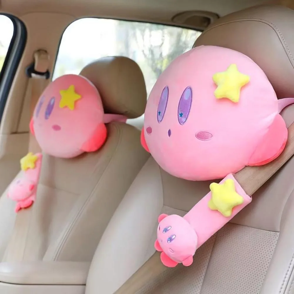Crtani Zvijezda Kirby Plišani Jastuk Za Autosjedalice Anime Lik Medo Pojas Jastuk Jastuk Za Vrat Soft Soft Auto Pribora Dar