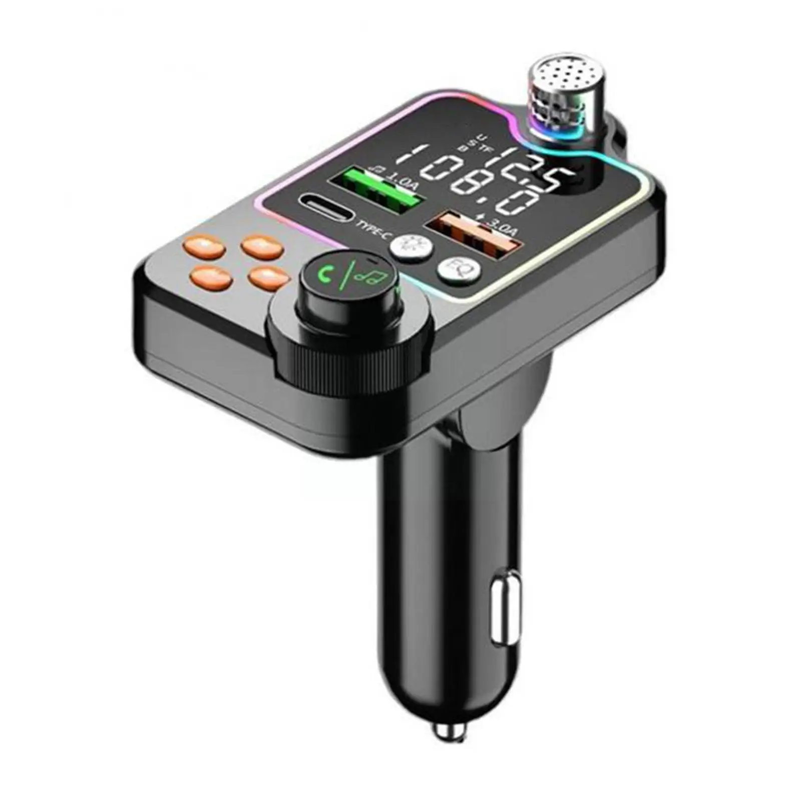 Bluetooth 5,0 FM Auto-Odašiljač Handsfree Auto-MP3 Auto-Player Type-C Brzo Punjenje USB Adapter Super Pribor N6R4