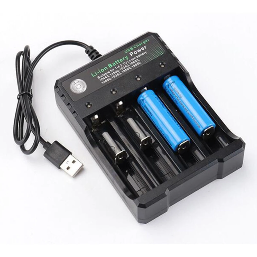 Novi 4,2 18650 Punjač Litij-ionskih baterija, USB Nezavisna Punjenje Prijenosni Elektronički 18650 18500 16340 14500 26650 Punjač