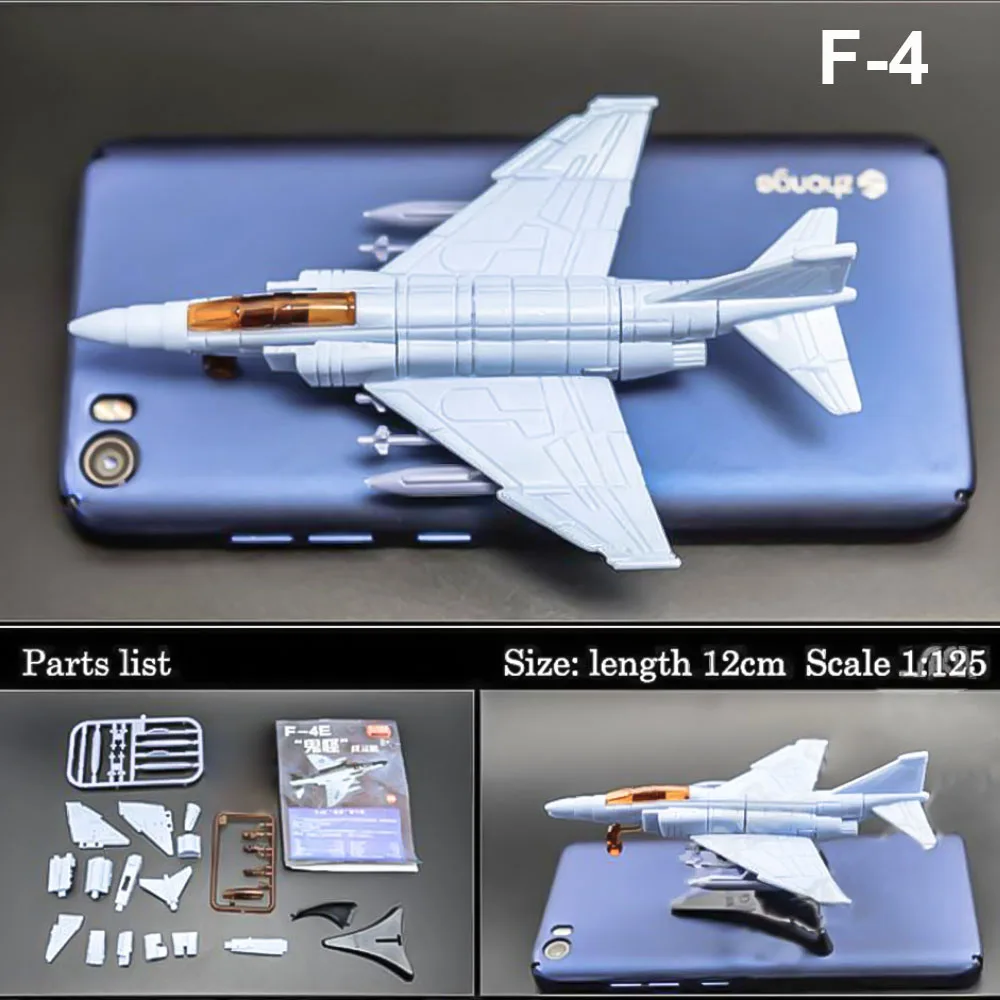 F-4 borac Phantom II 4D Skupština Model Borac Zbirka Puzzle Figurica Igračka