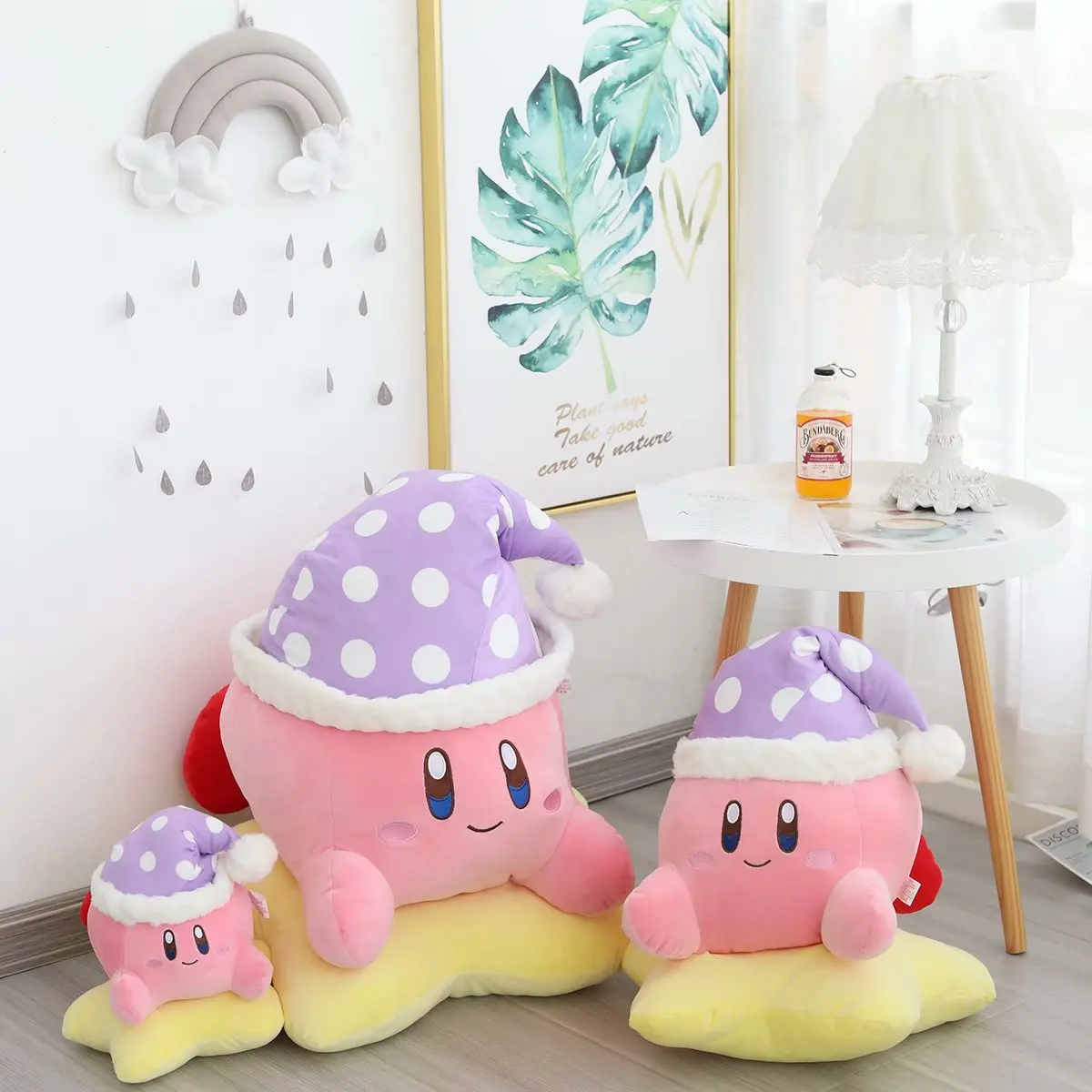 Anime Pliš Japanski Super Vatrene Igre Kirby Kawai Uređenje Sobe Lutka Slatka Jastuci, Igračke za Djecu Poklon