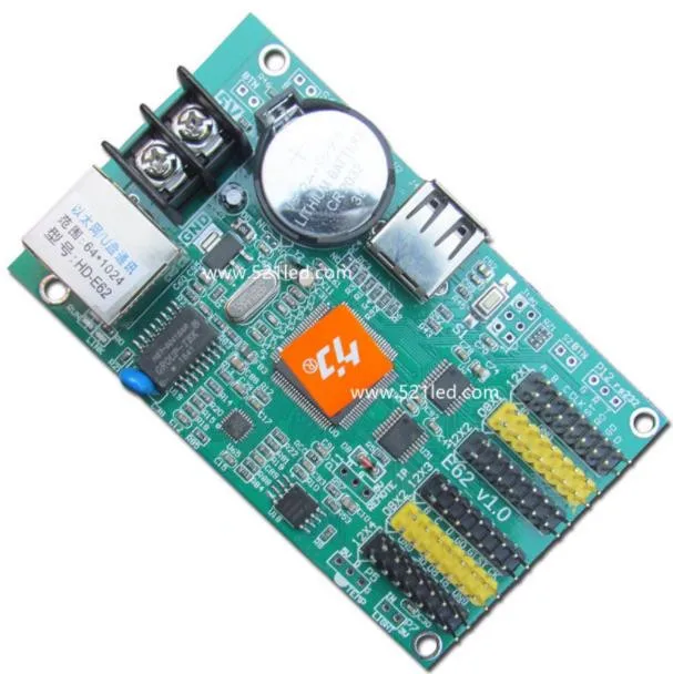 NOVI E62 HD-E62 (zamjena stare verzije HD-E40) Kontroler led natpisa s lukama Ethernet i USB