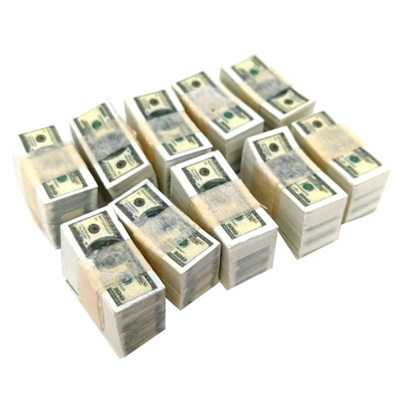 1/12 Skala omot od minijaturnih igraće novca od 100 dolara / novčanice za 1 AMERIČKI dolar