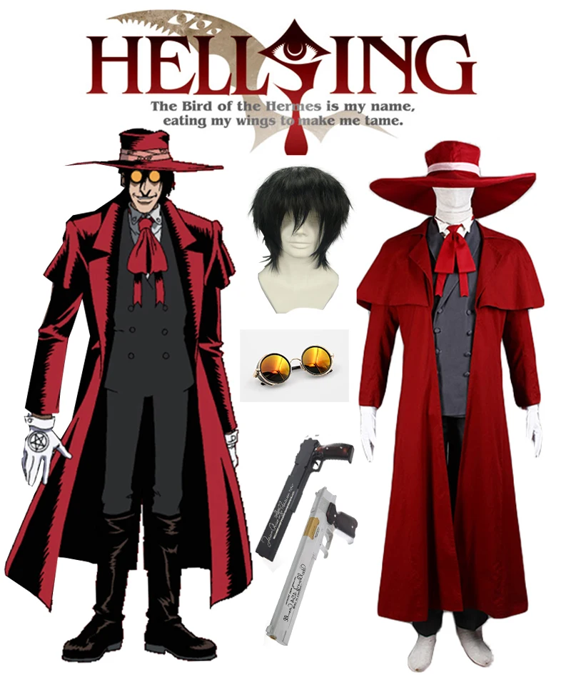 Anime Хеллсинг Алукард Lovac Na Vampire Individualni Cosplay Odijelo Konačni Vampir Halloween Odjeća Full-Custom