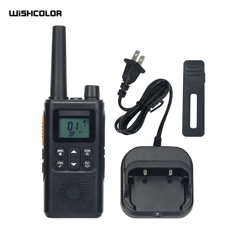 Mini Prijenosni prijenosni radio UHF Radio Prijenosni primopredajnik omogućuje nesmetano povezivanje 22 kanalu UHF 462-467 Mhz s baterijom 4800 mah
