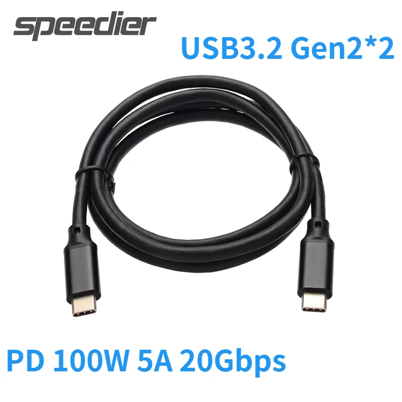 Novi USB 3,2 Gen2 20 Gbit/s i USB C Type C Kabel od čovjeka do Čovjeka TB3 NA TB3 PD 100 W 4 Video Kabel Za Brzo Punjenje Za Samsung Macbook Pro