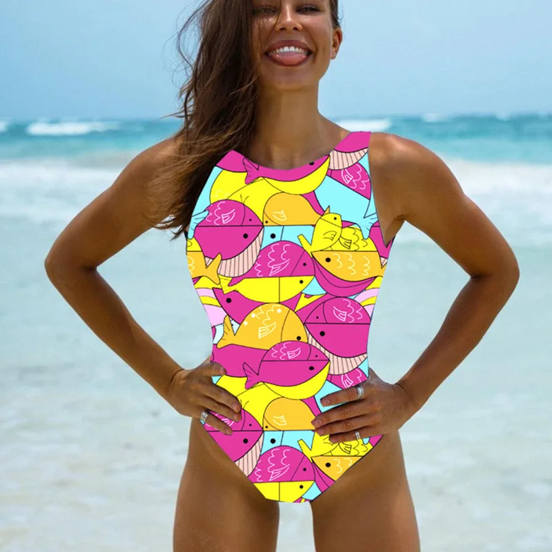 Godišnji Seksi Jednodijelni kupaći Kostim Sa po cijeloj površini, Bikini, Ženski Brazilski kupaći Kostim S otvorenim Leđima, Kupaće Kostime, Bodi s učinkom push-up, Монокини, Plaža Odjeća