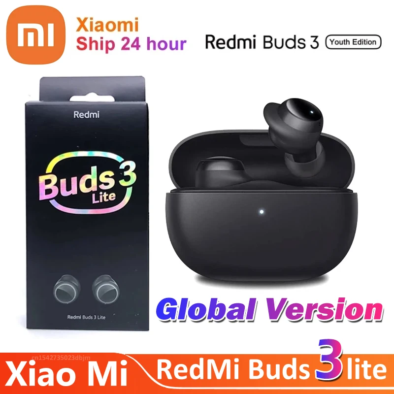 2022 Nova Globalna verzija Originalne Slušalice Xiaomi Redmi Buds 3 Lite Youth Edition Bluetooth 5.2 TWS Ove Bežične Slušalice osjetljiv na Dodir