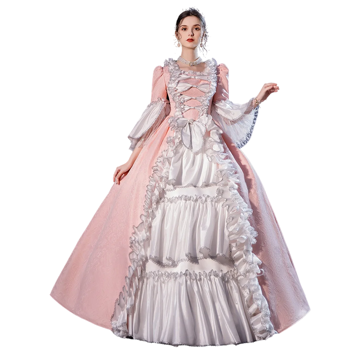 Službenih Kemao Haljina Marie-Antoinette u stilu Baroka, rokokoa Povijesnog Viktorijanskog razdoblja Renesanse Loptu haljina 18. stoljeća