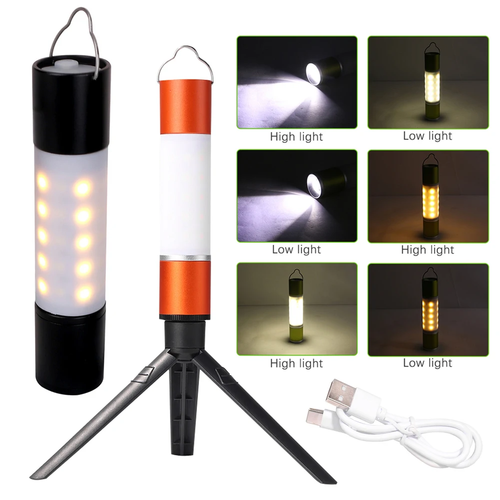 Led Svjetiljka S Bočnim Osvjetljenjem Skalabilne Svjetiljku USB Punjiva Visi Svjetiljka Vanjski Svjetlo Za Kampiranje Prijenosni Lampa Za Šatore