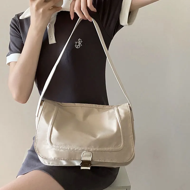 popust 2021 nova torba za ispod Pazuha, ženska retro-нишевая design najlon vrećicu, холщовая svakodnevni jednostavna univerzalna torba na jedno rame