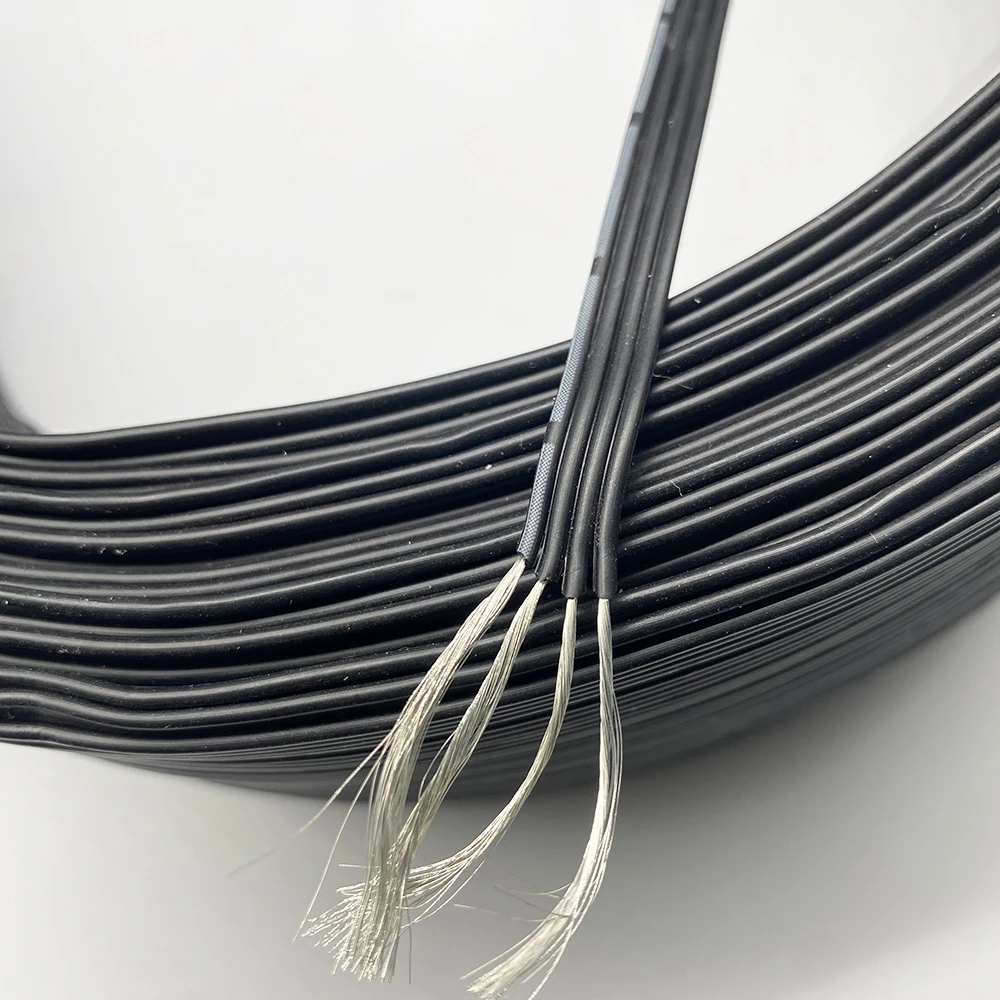 Priključak kabel motora od silikonske gume 28AWG 30AWG 2P 3P 4P 5P 6P Kabel za Napajanje Nasukanih Kabel za Povezivanje Paralelni Kabel Crni Test Kabel
