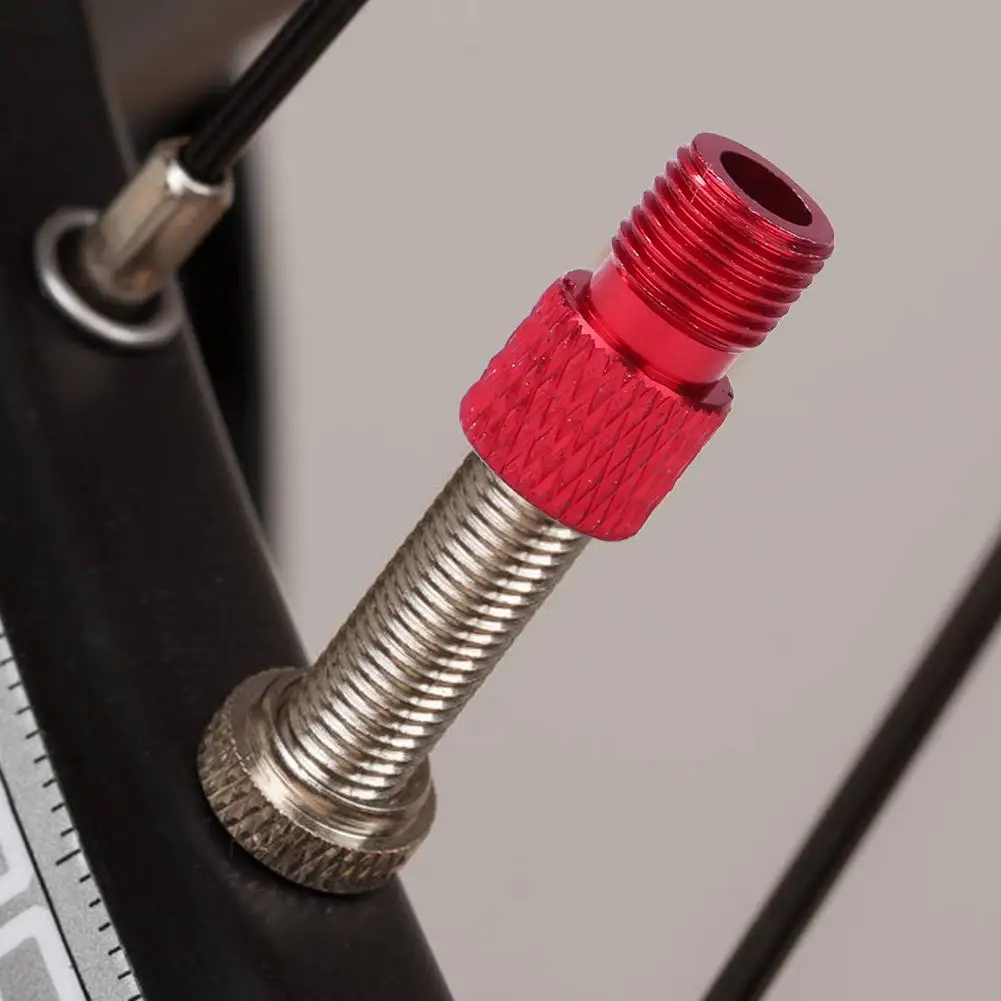 Trajni Adapter Ventila Schrader S Nježne Teksture Od Aluminijske Legure Za Bicikl Presta Adapter Ventila Schrader za MTB Bicikl Pretvarač Ventila