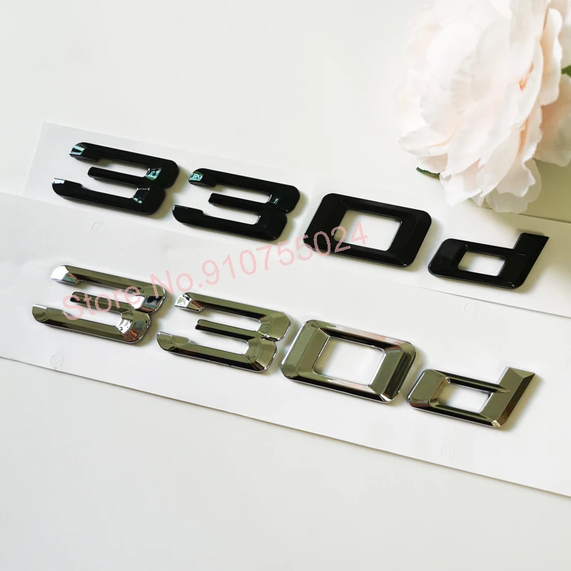 330d Stražnji Poklopac Prtljažnika Prtljažnika Logotip Logo je Simbol Natpis Za BMW Serije 3 E21 E30 E36 E46 i E90 E91 E92 E93 F30 F31 F34