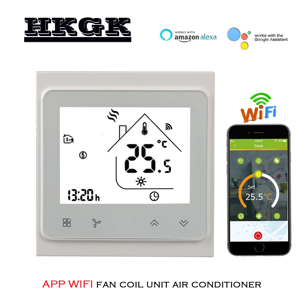 2p 4p hlađenje/grijanje digitalni bežični wifi sobni termostat za kontrolu temperature za centralno klima
