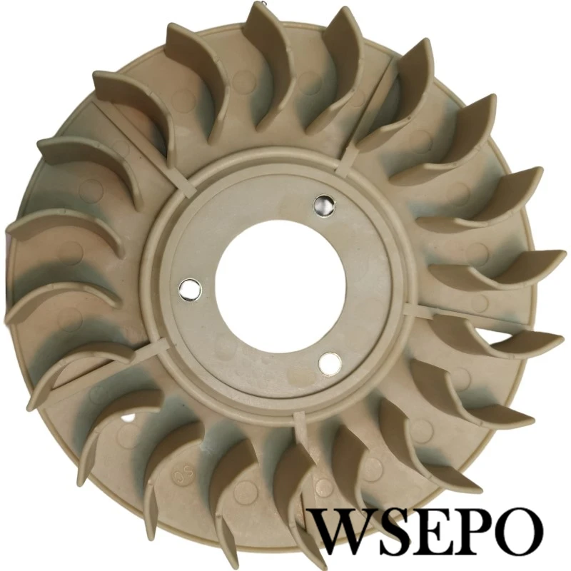 Kvalitetan plastični ventilator za hlađenje rotora generatora Pogodan za plinski motor 188F 190F GX390 / GX420 / GX440 Dizel 186F 188F s kapacitetom od 5-8 kw