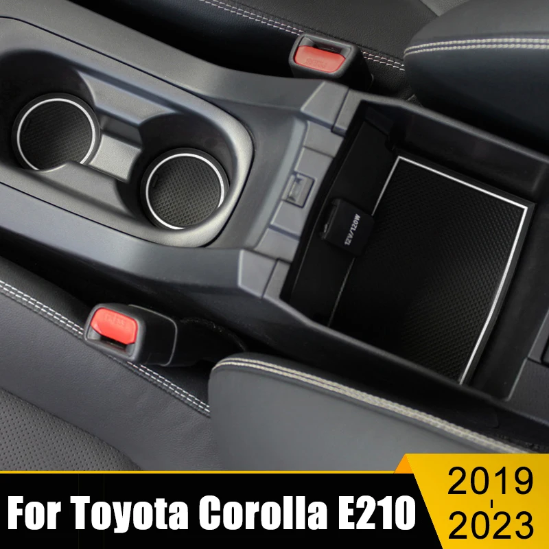 Za Toyota Corolla E210 2019 2020 2021 2022 2023 Utor Za automobilskih Vrata Đonovi Jastuk Na Šalicu Vrata Utor Gumeni Tepisi Mat dodatna Oprema za interijer