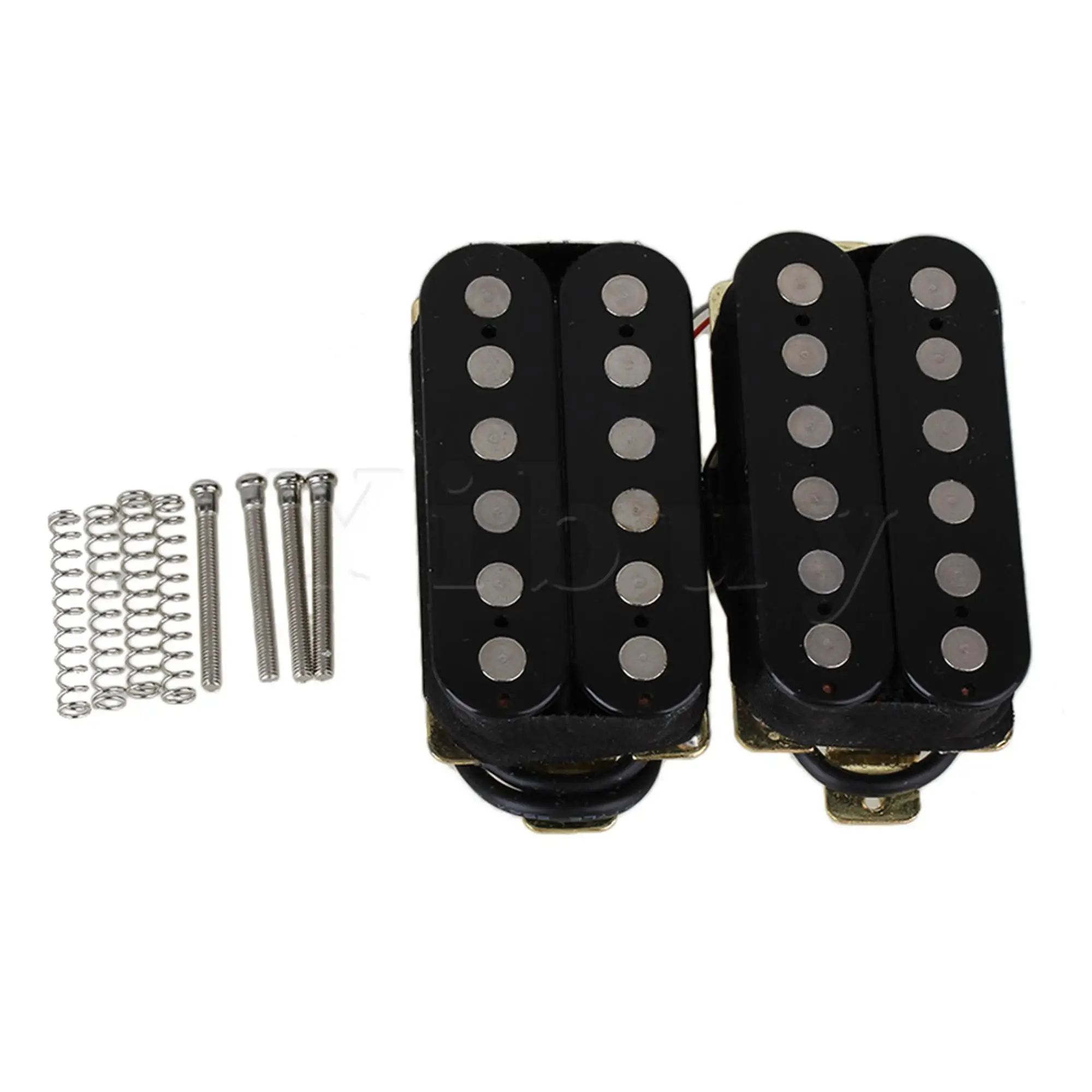 Crna HOC63-BK Metal Kit Звукоснимателей za električnu gitaru sa Dual Coil Humbucker Set