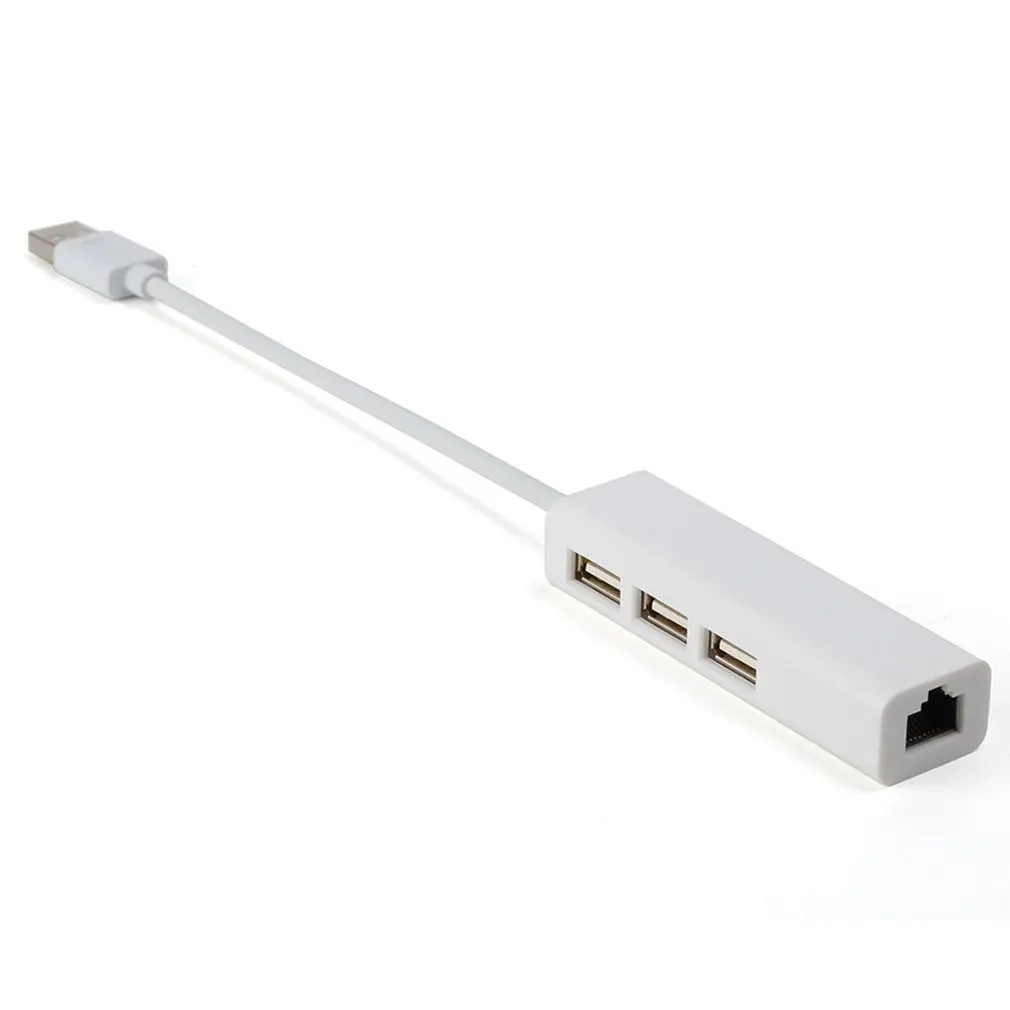 USB, Gigabit Ethernet sa 3 USB porta C HUB 2,0 RJ45 Mrežna kartica, USB lan-Ethernet Adapter za Mac i iOS, Android i PC RTL8152 HUB