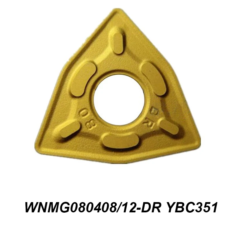 Originalni WNMG 080408 080412 WNMG080408-DR WNMG080412-DR YBC351 Okretanje alat za obradu čelika s твердосплавной umetanja CNC 10 kom./kor.
