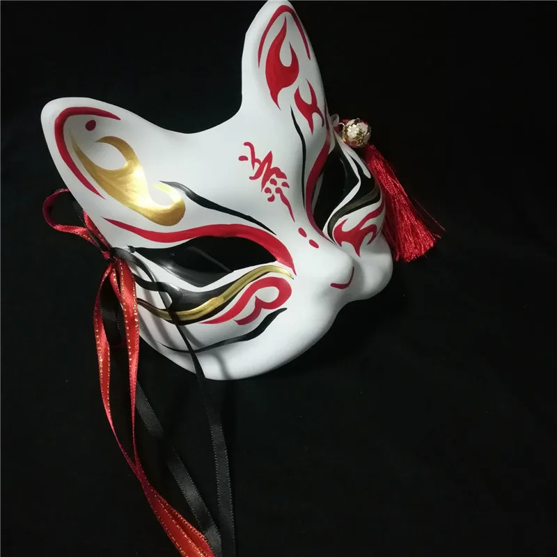 Nova japanska Privatna maska Lisice sa ručno oslikanim Mačka Natsume's Book of Friends Pulp Fox Mask