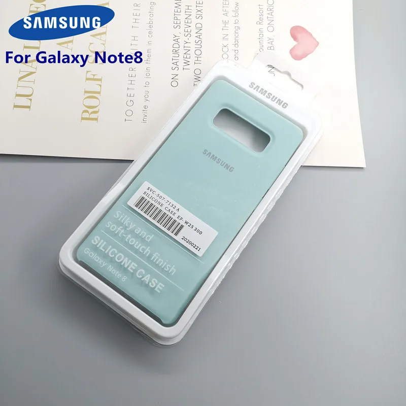 Torbica za Samsung Galaxy Note 8, Svilenkasta, Mekana na dodir, Tekući Silikon Torbica, Original Torbica za Galaxy Note8 N8 sa kutijom