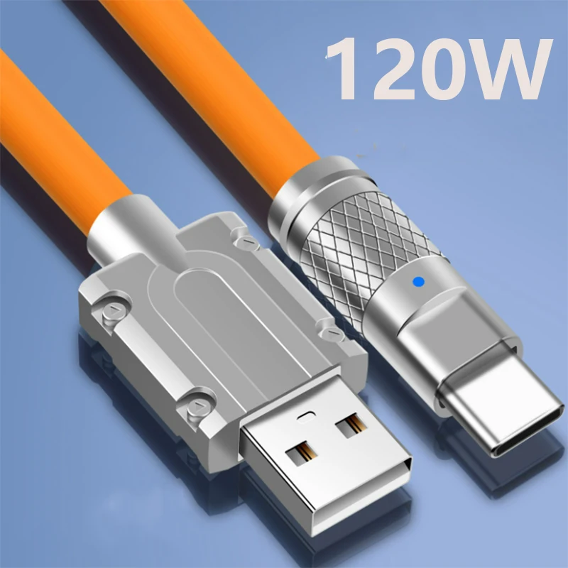 USB kabel za C-Type C PD 120 W 6A Kabel za Brzo Punjenje Za Xiaomi Huawei Redmi Oneplus Mobitela Kabel za prijenos Podataka za prijenosno računalo kabel