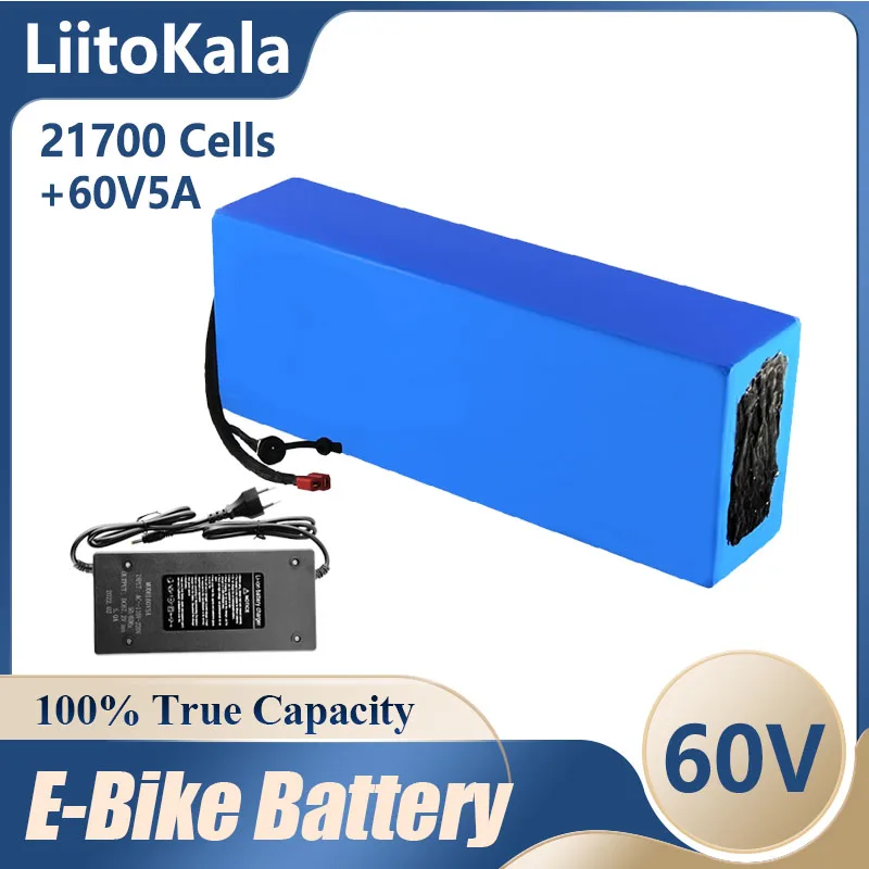 LiitoKala 60 20ah 30Ah 40Ah 50Ah 35ah 45ah električni skuter bateria 60 U Električni Bicikl Litij Baterija Skuter ebike baterija