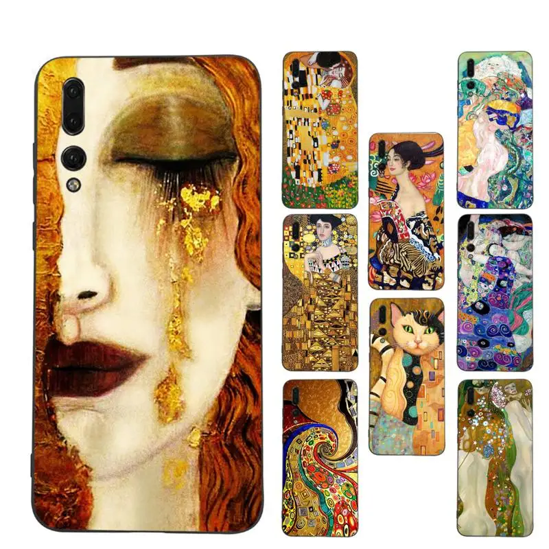 Torbica za telefon Kiss by Gustav Klimt za Huawei P30 40 20 10 8 9 lite pro plus Psmart2019