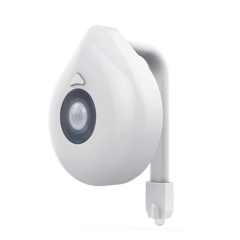 Toaletni Lampa Inteligentni Senzor Pokreta Wc Sjedalo Nightlight 8 Boja Smjenski Vodootporne Lampa Za Osvjetljenje Wc Za Uključivanje/Isključivanje