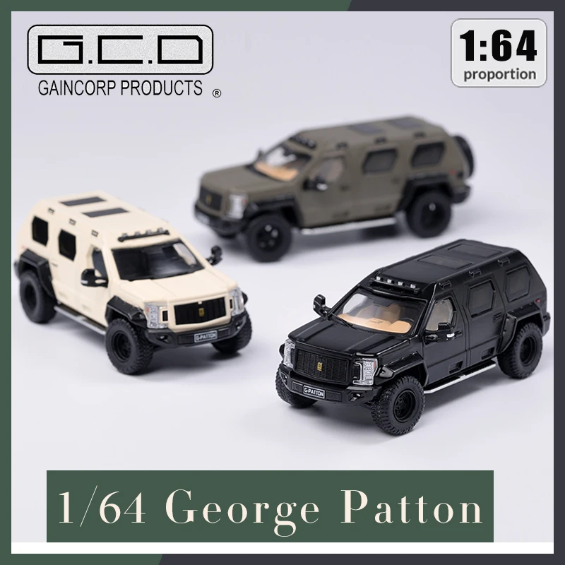 GCD 1: 64 Oklopno vozilo George Patton Oponašao Model automobila легкосплавного