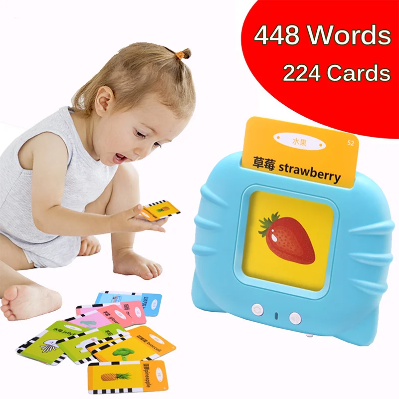 224 Kartice Govore Kartice Audio Edukativne E Kognitivne Kartice Naučiti Engleskom Riječi Montessori Igračke Igra za Djecu Baby