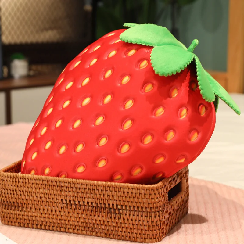 Big strawberry plush toy simulacija fruit doll pillow large children ' s holiday poklon imitacija voća lutke