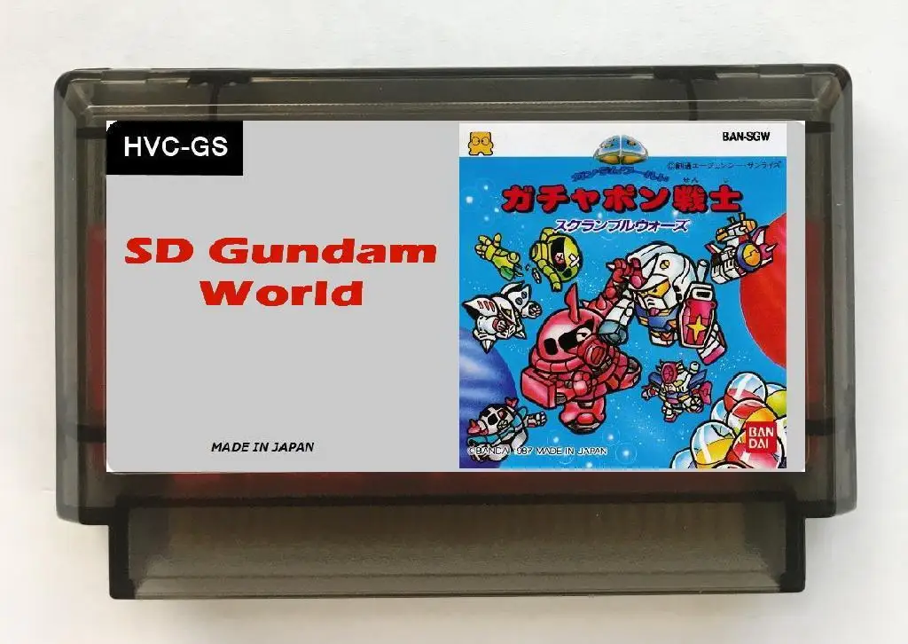 SD Gundam World Scramble Wars Engleski (Эмулированный FDS) Igra uložak za konzolu NES / FC