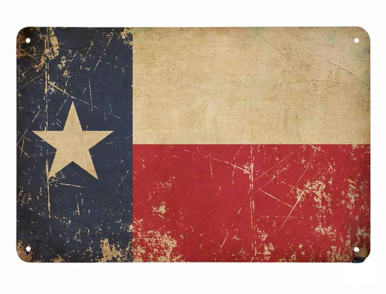 Zastava Texas Жестяная Znak Zastave Države Teksas na Prljave Pozadini Berba Metalne Limene Znakovi za Muškarce i Žene Zid Art Dekor
