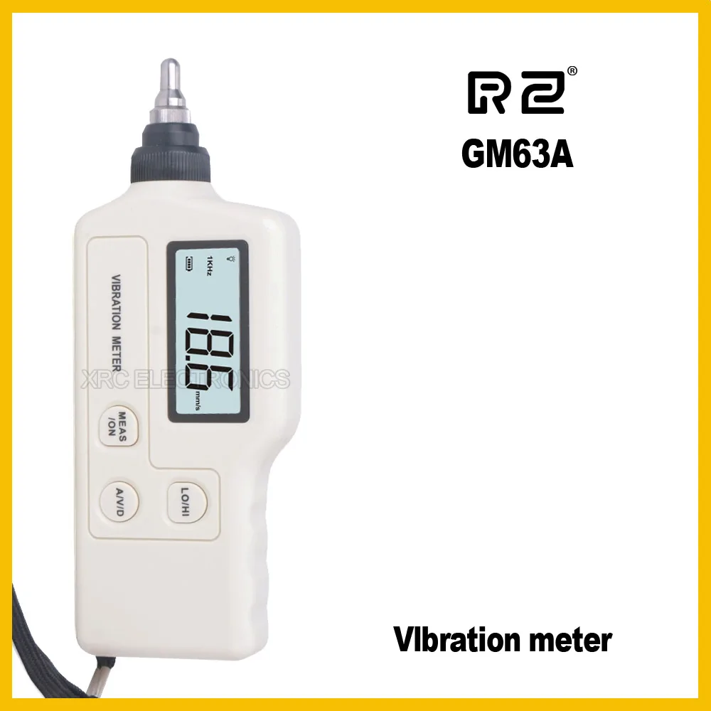 Senzor visoke osjetljivosti виброметра GM63A za precizno mjerenje pruža
