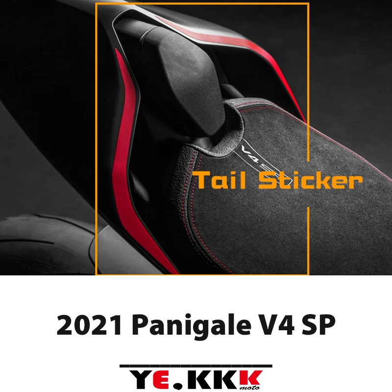 Za 2021 Ducati Panigale V4 SP Rep Grba Izglađivanje Naljepnica Crvena Linija na Naljepnici Na Stražnjem Sjedalu Naljepnice