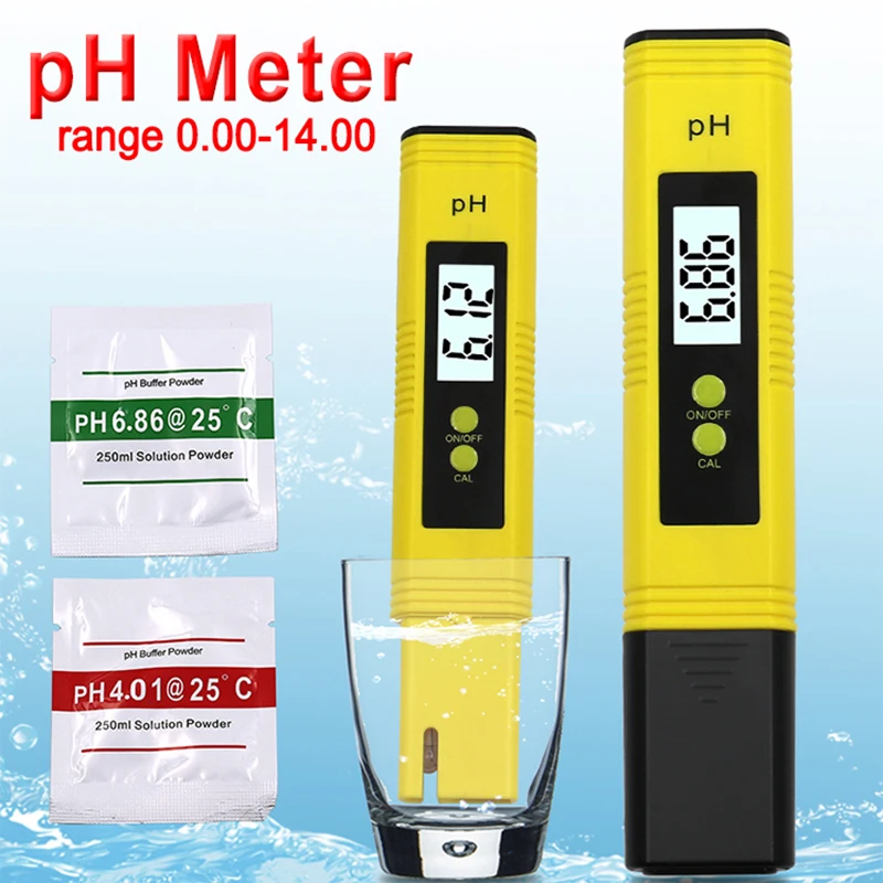 PH-metar Visoke Preciznosti 0,01 za Ispitivanje Kvalitete vode s Rasponom Mjerenja 0-14 Pogodan za Akvarij Bazen