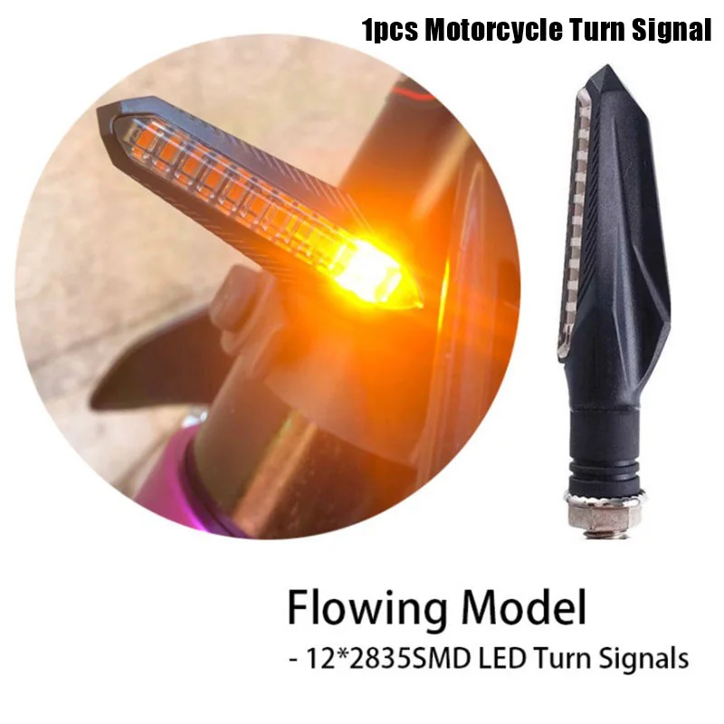 1PC LED Motor Radi Pokazivač Smjera Serijski Tok Vode Мигалка Led Lampa Мигалка