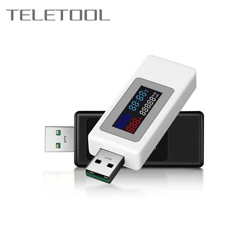 KWS USB Mjerač snage Tester Detektor Snage Trenutni Napon Punjač Tester Kapaciteta Mjerač Struje Napona Tester Kapacitet Baterije