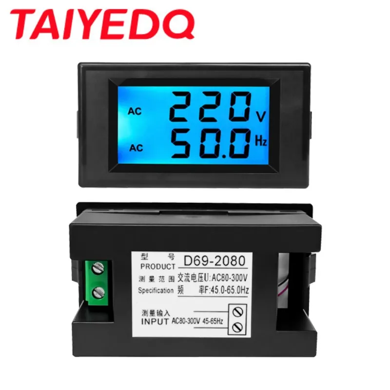 LCD digitalni Voltmetar Частотомер Фазоинвертор 110 v 220 v Trofazni 380 v 50 Hz Tester D69-2080