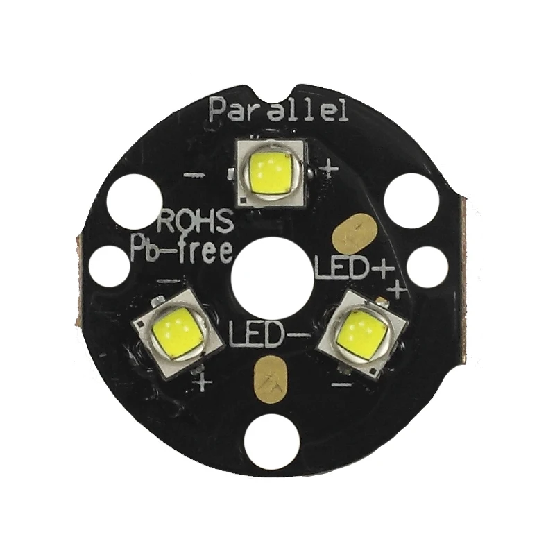 Trostruki CREE XP-G2 LED SMD 3535 Odašiljač s KDLITKER 20 mm DTP Bakar MCPCB Paralelno s Optičkim Svjetiljku DIY