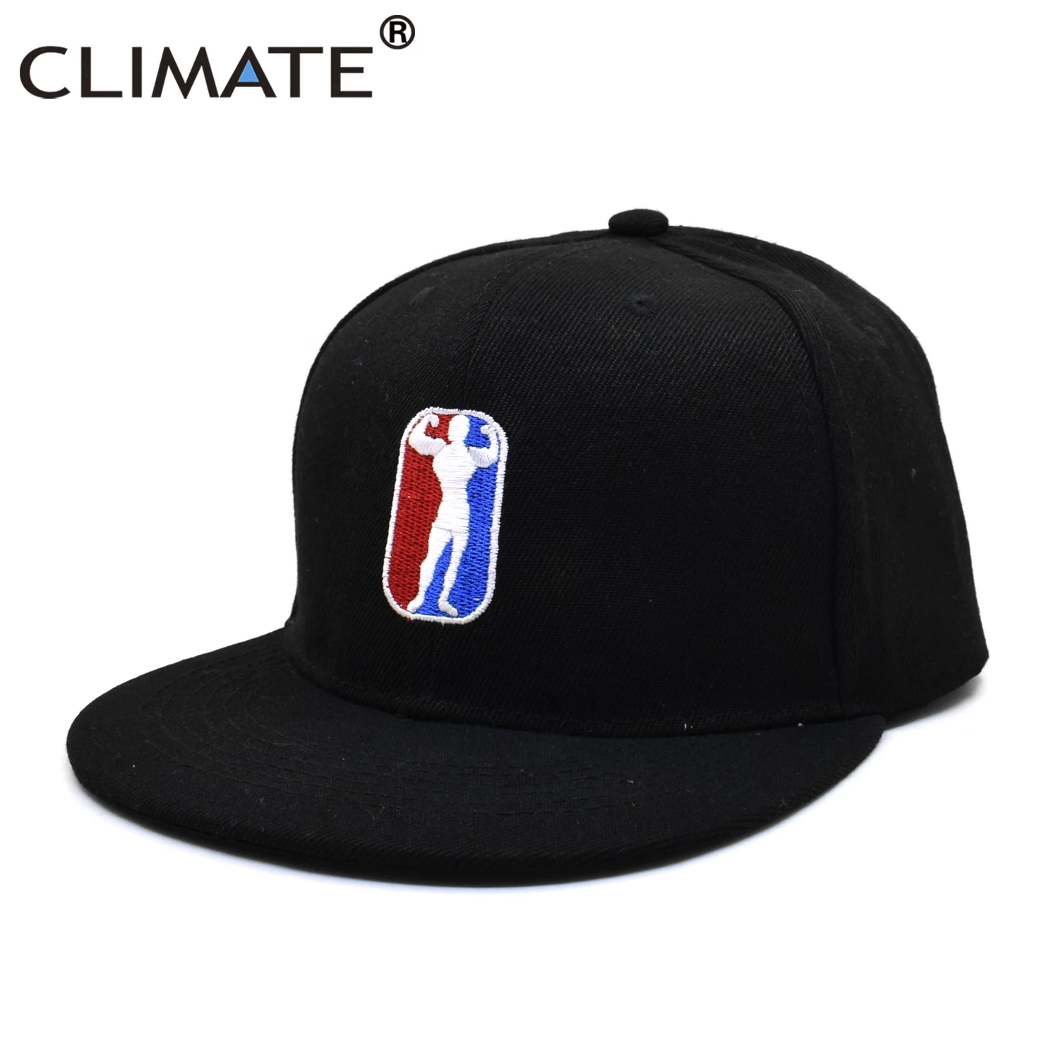 Klima fitness kapu odgovarati teretana fanatik cool crna hip-hop Cap čvrstim poklopcem prazan crni hip-hop snapback kape šeširi za качков
